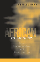 front cover of African Intimacies