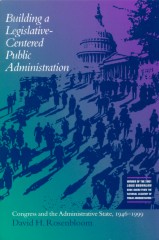 front cover of Building a Legislative-Centered Public Administration