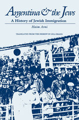 front cover of Argentina and the Jews