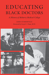 front cover of Educating Black Doctors