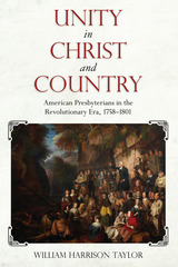 front cover of Unity in Christ and Country