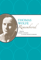 front cover of Thomas Wolfe Remembered