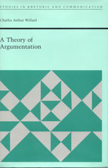 front cover of A Theory of Argumentation