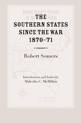 front cover of The Southern States Since The War