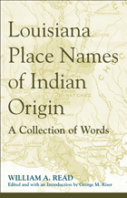 front cover of Louisiana Place Names of Indian Origin