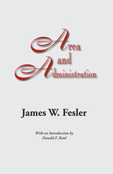 front cover of Area and Administration