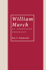 front cover of William March