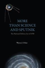 front cover of More Than Science and Sputnik
