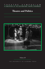 front cover of Theatre Symposium, Vol. 30