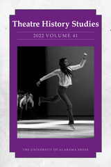 front cover of Theatre History Studies 2022, Vol 41