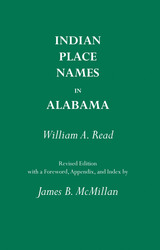 front cover of Indian Place Names in Alabama