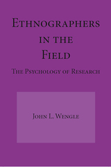 front cover of Ethnographers In The Field