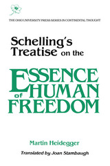 front cover of Schelling’s Treatise on the Essence of Human Freedom
