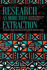 front cover of Research as More Than Extraction