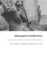 front cover of Ethnography in Unstable Places