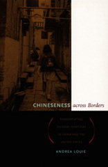 front cover of Chineseness across Borders