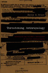 front cover of Threatening Anthropology