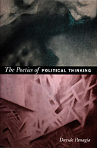 front cover of The Poetics of Political Thinking