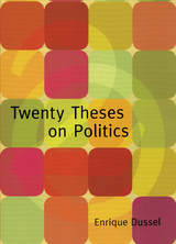 front cover of Twenty Theses on Politics