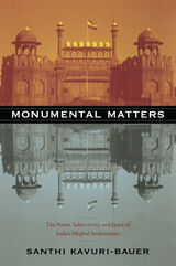 front cover of Monumental Matters