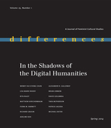 front cover of In the Shadows of the Digital Humanities, Volume 25