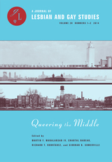 front cover of Queering the Middle