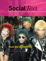 front cover of Punk and Its Afterlives, Volume 31