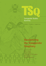 front cover of Decolonizing the Transgender Imaginary