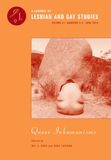 front cover of Queer Inhumanisms