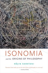 front cover of Isonomia and the Origins of Philosophy