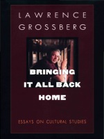 front cover of Bringing It All Back Home