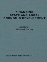 front cover of Financing State and Local Economic Development