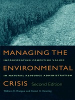 front cover of Managing the Environmental Crisis