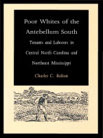 front cover of Poor Whites of the Antebellum South