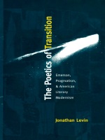 front cover of The Poetics of Transition