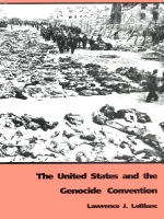 front cover of The United States and the Genocide Convention