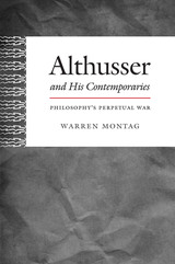 front cover of Althusser and His Contemporaries