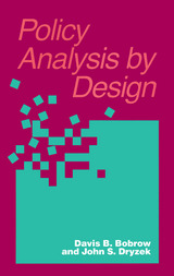 front cover of Policy Analysis by Design