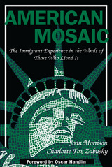 front cover of American Mosaic