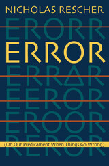 front cover of Error