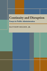 front cover of Continuity and Disruption