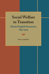 front cover of Social Welfare in Transition