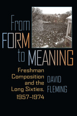 front cover of From Form to Meaning