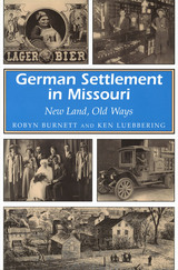 front cover of German Settlement in Missouri