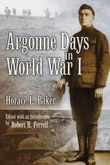 front cover of Argonne Days in World War I