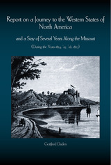 front cover of Report on a Journey to the Western States of North America