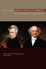 front cover of Aristocracy in America