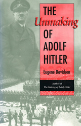 front cover of The Unmaking of Adolf Hitler