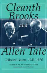 front cover of Cleanth Brooks and Allen Tate