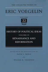 front cover of History of Political Ideas, Volume 4 (CW22)